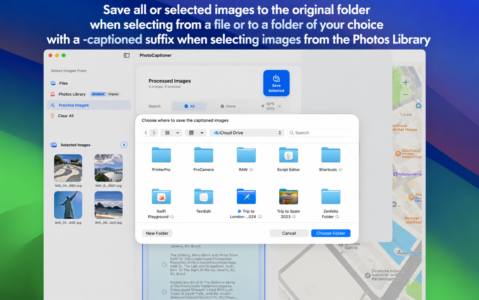 Folder export